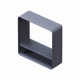 GEFEST GFS ZK 25M and 30M sauna stove portal extension, 100 mm
