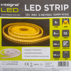 Warm white light LED 12V 