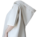 Linen poncho towel with hood - 2