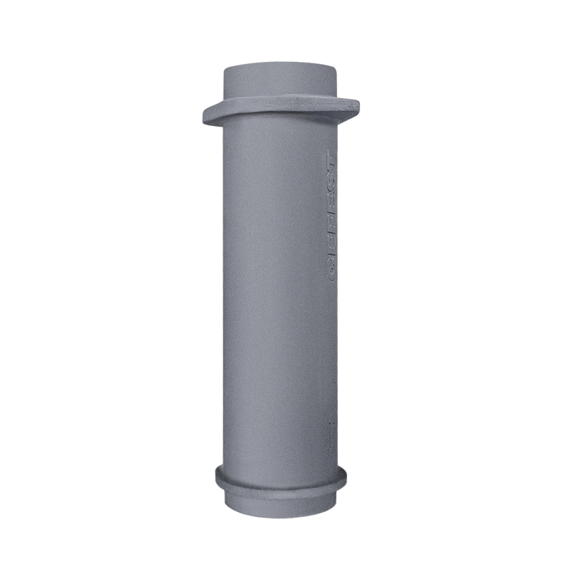 Lower cast iron chimney pipe for GEFEST stoves 115/500mm