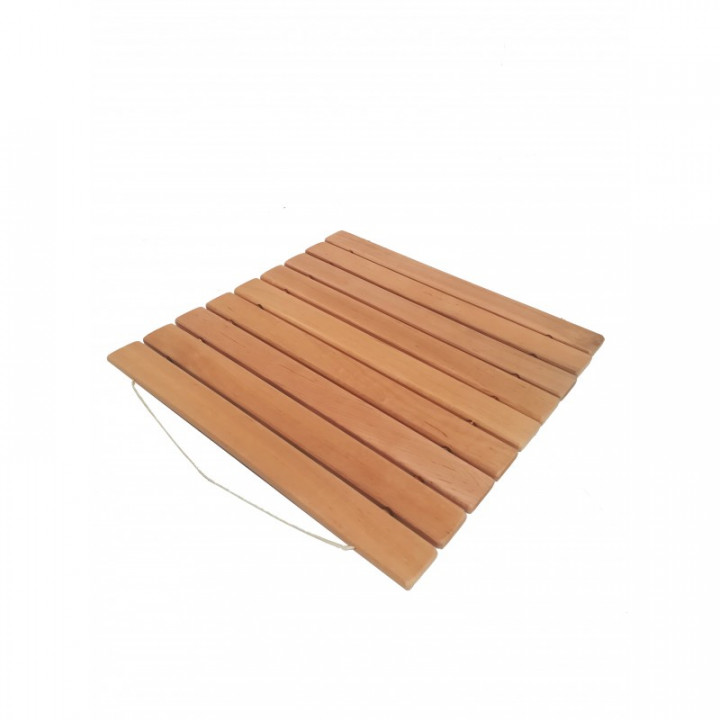 Wooden mat, alder 40x40 cm