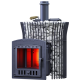 Wood-burning sauna stove GEFEST - Avangard ZK Uragan 25 (P2) in tulip grid
