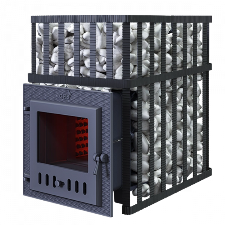 Wood-burning sauna stove GEFEST - GFS ZK 18 (M) in grille