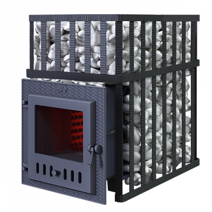 Wood-burning sauna stove GEFEST - GFS ZK 25 (M) in grille