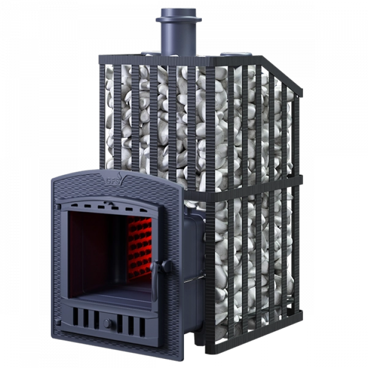 Wood-burning sauna stove GEFEST - GFS ZK Uragan 18 (P) 2 in grille
