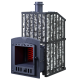 Wood-burning sauna stove GEFEST - GFS ZK Uragan 18 (P) 2 in grille