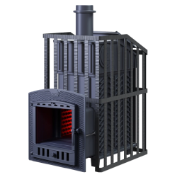 Wood-burning sauna stove GEFEST - GFS ZK Uragan 18 (P) 2 in grille  Wood-burning sauna stove GEFEST - GFS ZK Uragan 18 (P) 2 in grille