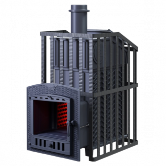 Wood-burning sauna stove GEFEST - GFS ZK Uragan 18 (P) 2 in grille