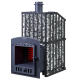 Wood-burning sauna stove GEFEST - GFS ZK Uragan 30 (P2)