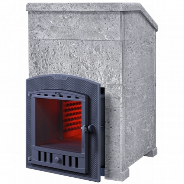 Wood-burning sauna stove - Kit GEFEST GROM 30 (P2) President 1020/60 TALCOMAGNESITE