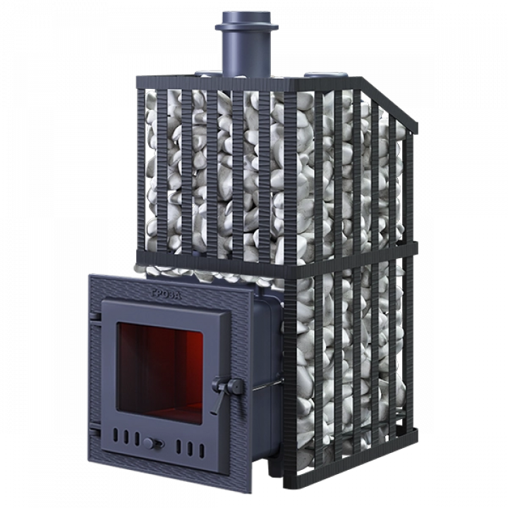 Wood-burning sauna stove GEFEST - Groza Uragan 18 (M)