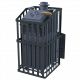 Wood-burning sauna stove GEFEST - Groza Uragan 24 (M)
