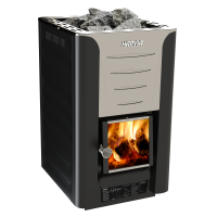Wood-burning sauna stove - HARVIA 20 PRO BimSchV2, black