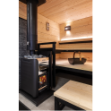 Wood-burning sauna stove - HARVIA 20 PRO BimSchV2, black - 2