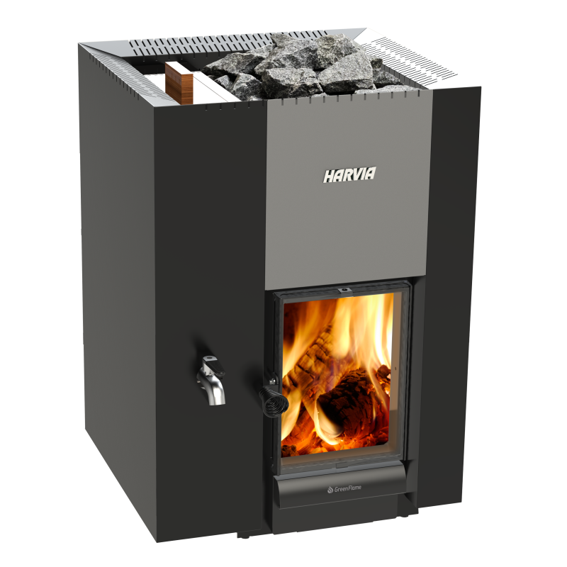 Wood-burning sauna stove - HARVIA 22 GreenFlame LS Wood-burning sauna stove - HARVIA 22 GreenFlame LS