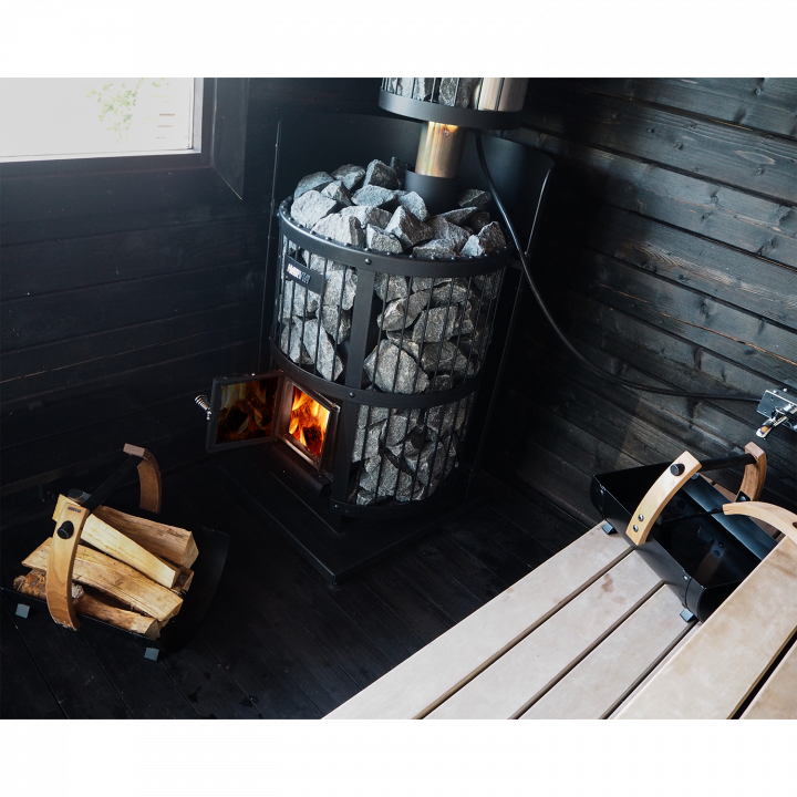 Wood-burning sauna stove - HARVIA Legend 240 BimSchV2, black