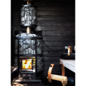 Wood-burning sauna stove - HARVIA Legend 240 BimSchV2, black - 3