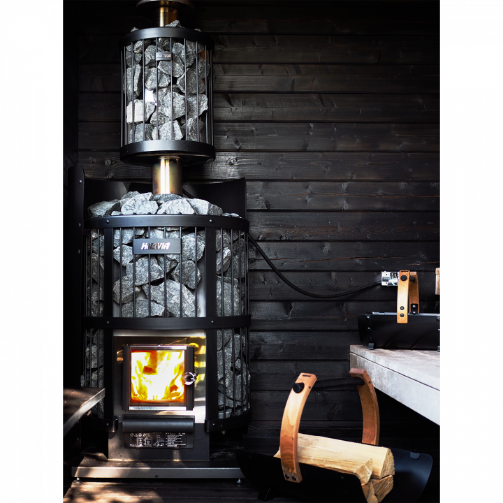Wood-burning sauna stove - HARVIA Legend 240 BimSchV2, black