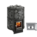 Wood-burning sauna stove - HARVIA Legend 240 BimSchV2, black - 1
