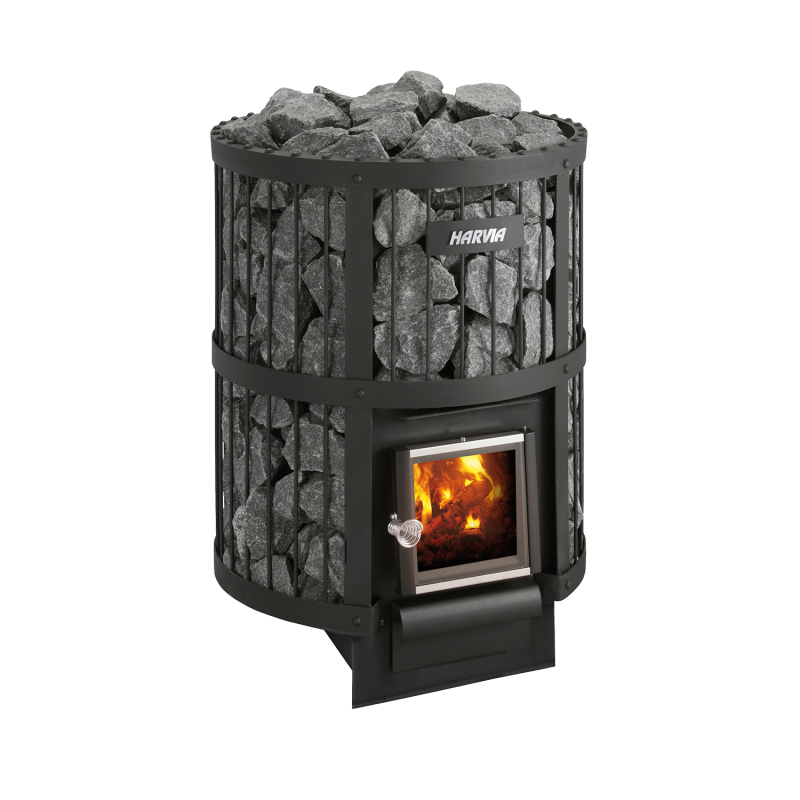 Wood-burning sauna stove - HARVIA Legend 240 BimSchV2, black