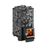 Wood-burning sauna stove - HARVIA Legend 240 SL BimSchV2, black