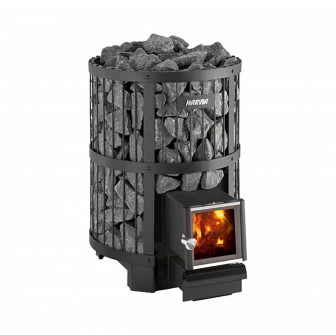 Wood-burning sauna stove - HARVIA Legend 240 SL BimSchV2, black