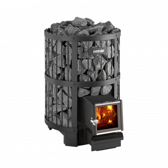 Wood-burning sauna stove - HARVIA Legend 240 SL BimSchV2, black