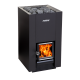 Wood-burning sauna stove - HARVIA Linear 22 BimSchV2, black