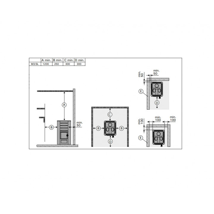 Wood-burning sauna stove - HARVIA M3 SL