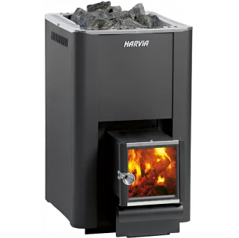 Wood-burning sauna stove - Harvia Pro 20 SL BimSchV2 black