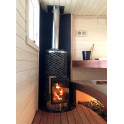Wood-burning sauna stove - IKI KIVI JR - 3
