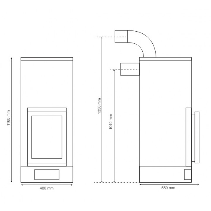Wood-burning sauna stove - IKI KIVI JR