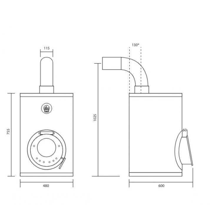 Wood-burning sauna stove - IKI LOYLY JR