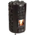 Woodburning sauna stove - MONDEX KLAPI, Black - 0
