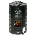 Woodburning sauna stove - MONDEX KLAPI, Black - 1