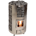 Woodburning sauna stove - MONDEX KLAPI, stainless steel - 0