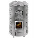 MONDEX KLAPI Wood-Burning Sauna Stove, Stainless Steel