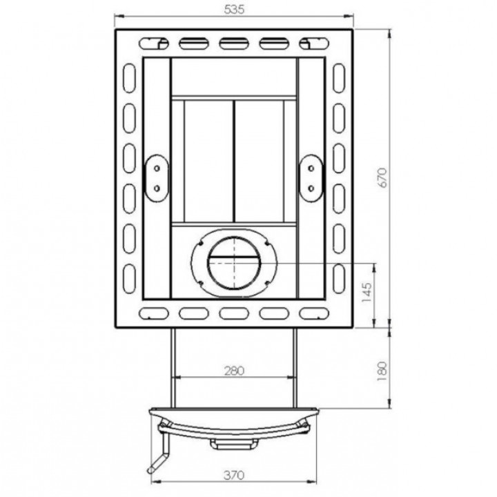 Woodburning sauna stove - NARVI 30 Tunnel