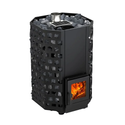 Woodburning sauna heater - NOVA GEYSER 22 with internal firebox 