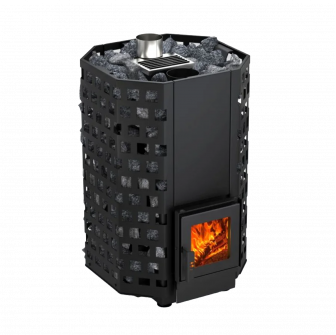 Woodburning sauna heater - NOVA GEYZER 22 with internal firebox