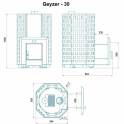 Woodburning sauna heater - NOVA GEYZER 30 - 2