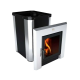 Woodburning sauna heater - NOVA PANORAMA 18