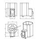 Woodburning sauna stove - STOVEMAN 13-LS
