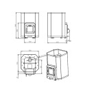 Woodburning sauna stove - STOVEMAN 24 HEAVY - 2