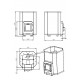 Woodburning sauna stove - STOVEMAN 24 HEAVY