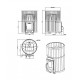 Woodburning sauna stove - STOVEMAN CROWN 20R