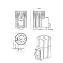 Woodburning sauna stove - STOVEMAN CROWN 20R-LS - 2 Woodburning sauna stove - STOVEMAN CROWN 20R-LS - 2