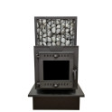Woodburning sauna stove - SUMMIT MANASLU with steam box and net - 0