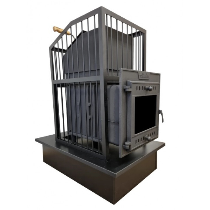 Woodburning sauna stove - SUMMIT MANASLU with steam box and net