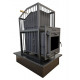 Woodburning sauna stove - SUMMIT MANASLU with steam box and net